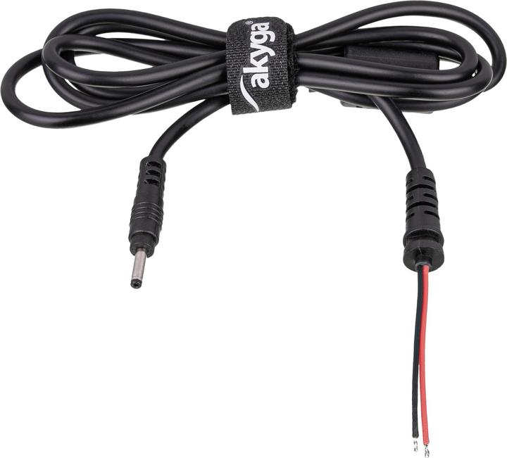 Produktbild Akyga AK-SC-08 Ersatz-DC-Kabel für Notebook-Netzteil Schwarz (1.20 m)