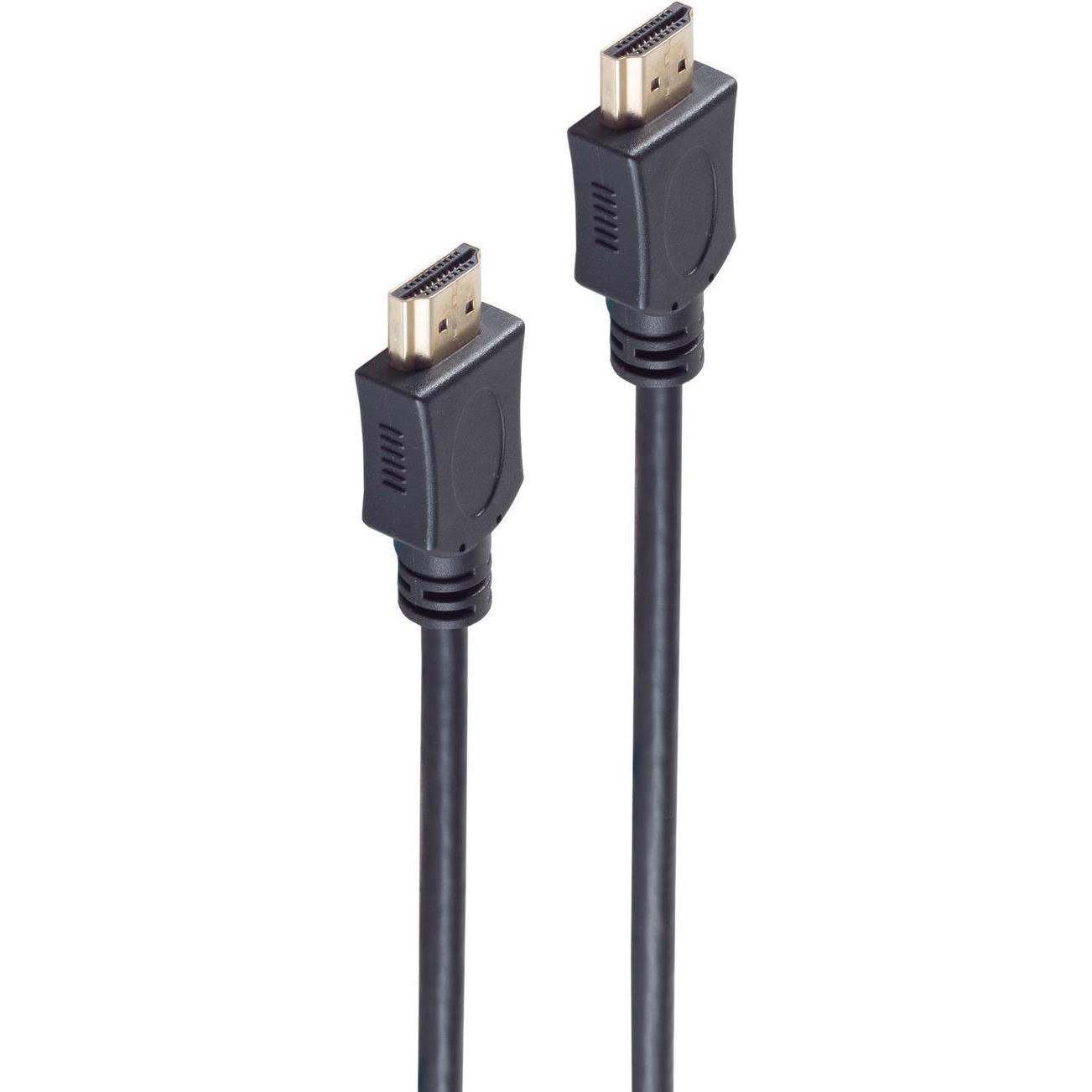 Shiverpeaks -BASIC-S--HDMI A-Stecker auf HDMI A-Stecker, vergoldete Kontakte, ULTRA HD, 3D, HEAC, 20,0m (20 m, HDMI), Vi...