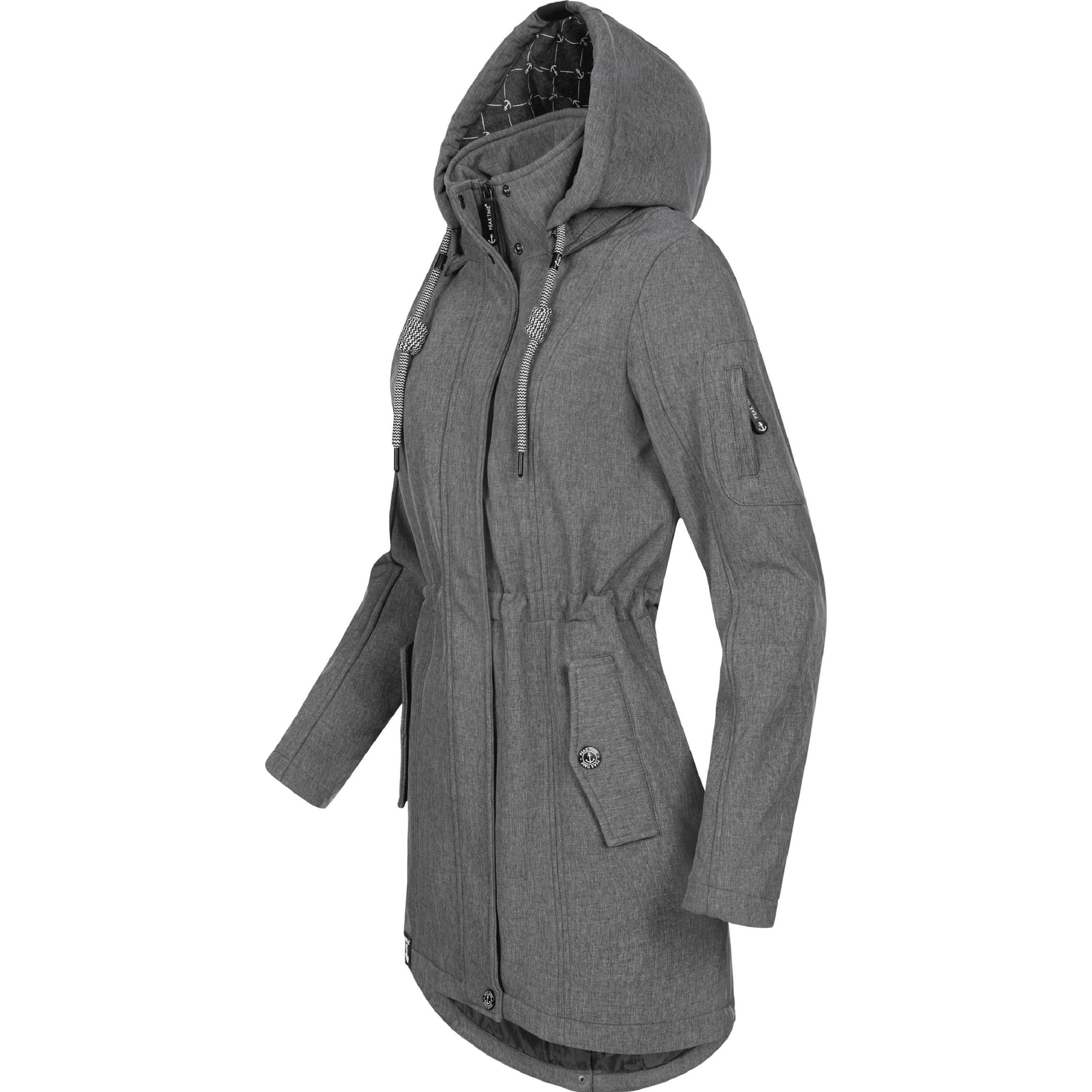 Thumbnail - Peak Time, Damen, Jacke, L62097 (XS), Grau, XS