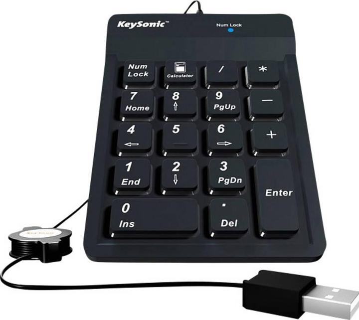 Actual product image KeySonic Ack-118 (Numeric keypad, Cable)