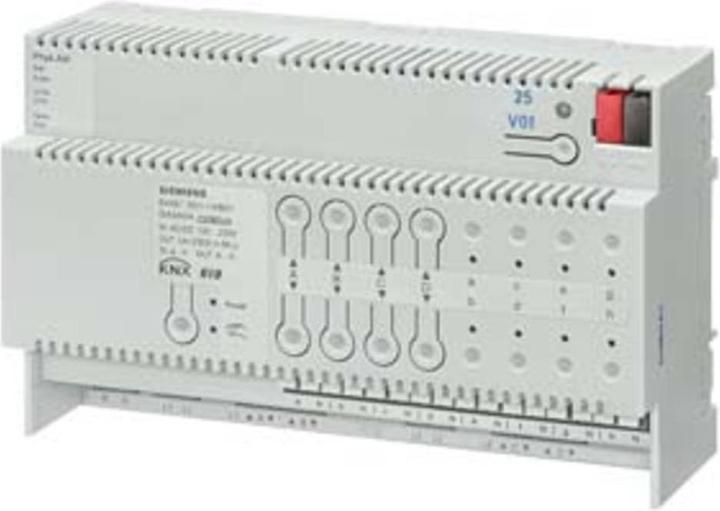 Actual product image Siemens Blind actuator KNX REG 4f 8Eing 6A 5WG1501-1AB01 (Shutter actuator)