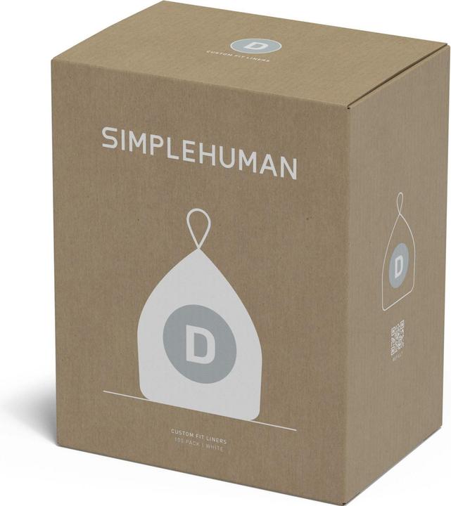 Produktbild Simplehuman 100er Pack Müllbeutel mit Kordelzuggriffe (100x, 20 l)