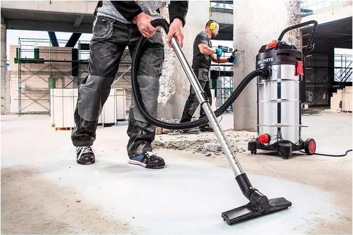 Produktbild Graphite Industriesauger 1500 W 59G608 (Nass-Trockensauger)