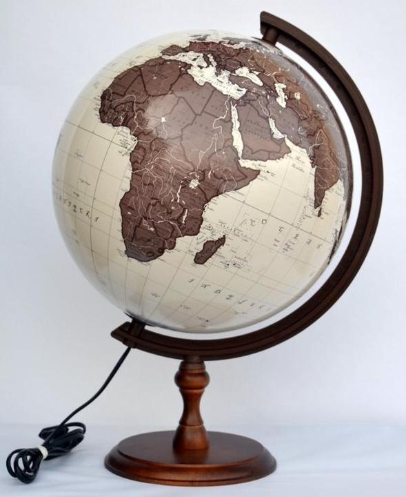 Actual product image Zachem Globe 320 antique, illuminated (32 cm)