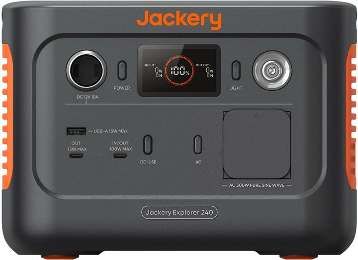 Image du produit Jackery Explorer 240 (256 Wh, 3.60 kg)