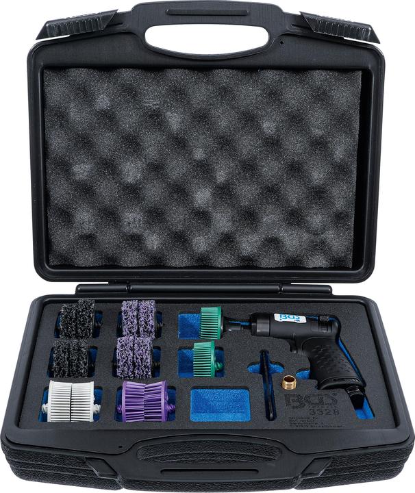 Produktbild BGS Druckluft-Borstenschleifer-Satz 17-tlg. (Walzenschleifer, 224 W)