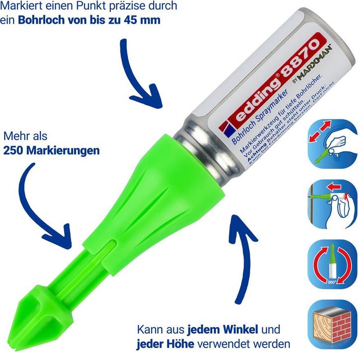 Actual product image Edding Borehole Spray Marker (1x)