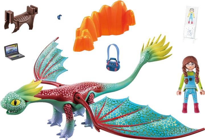 Produktbild Playmobil Dragons: The Nine Realms - Feathers & Alex (71083, Playmobil Dragons)