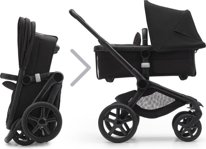 Actual product image Bugaboo Fox 5 pushchair, black/black