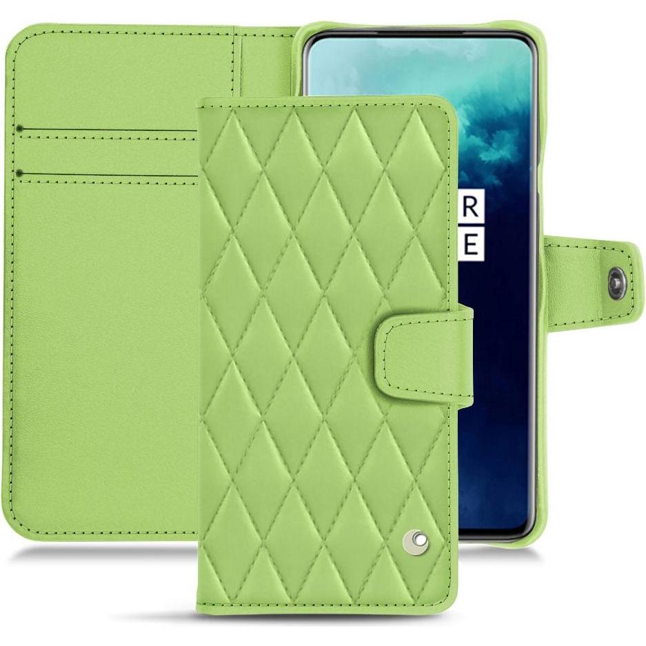 Thumbnail - Noreve Lederschutzhülle Wallet (OnePlus 7T Pro), Smartphone Hülle, Grün
