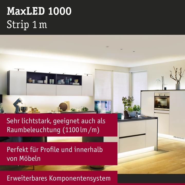 Image du produit Paulmann MaxLED 1000 Stripe (Blanc chaud, 100 cm, Intérieur)