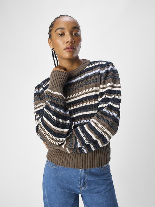 Produktbild Object Gestreifter Pullover (L)