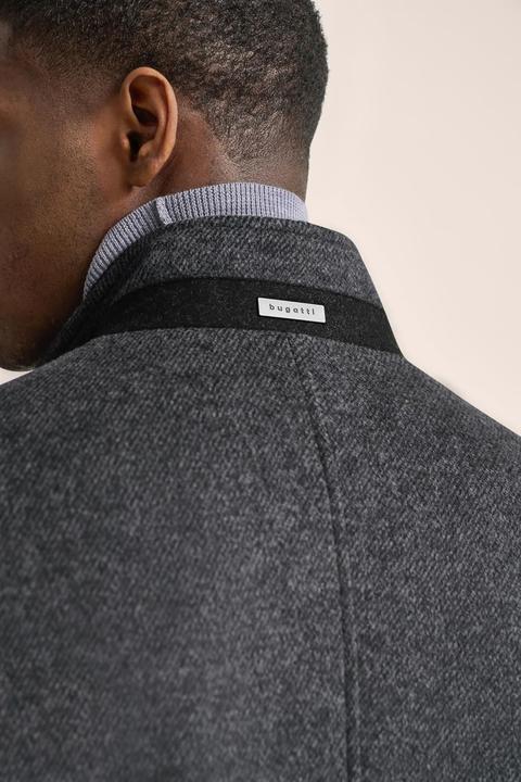 Actual product image Bugatti Men's Coat, Gray, Plain