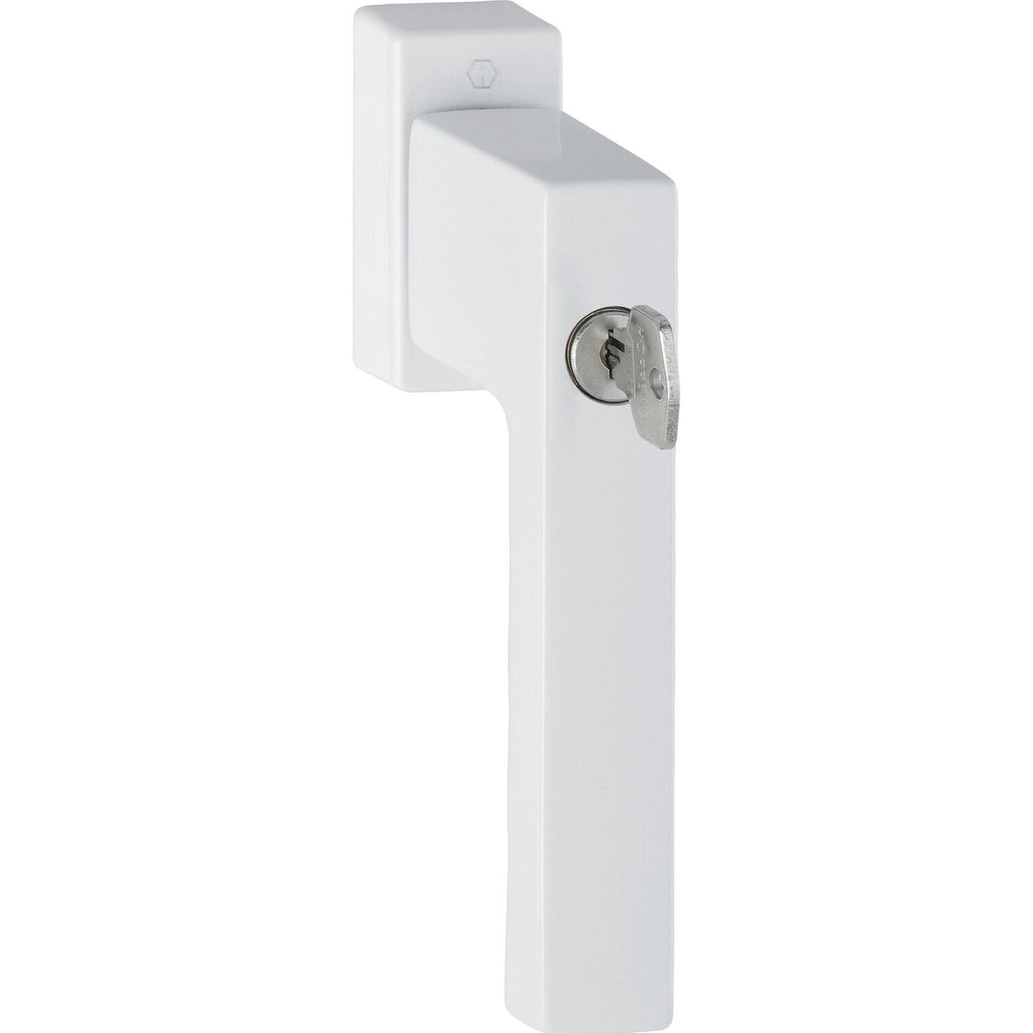 Hoppe, Türgriff + Fenstergriff, Fenstergriff TOULON Sperrzylinder TBT, VK 7x37 mm, weiss (Türgriff)