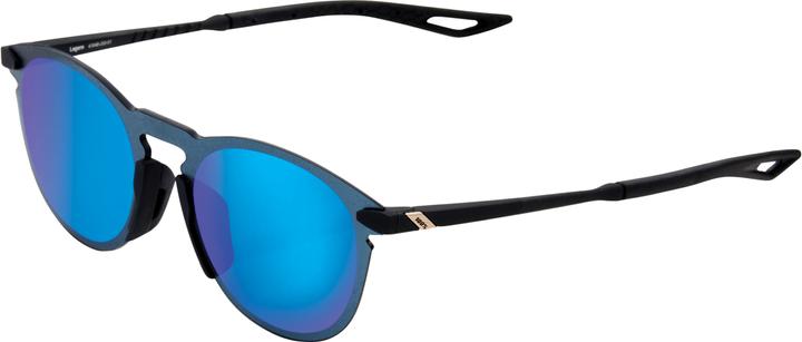 Actual product image 100% Brille Legere Round Soft Tact (Black, Blue)