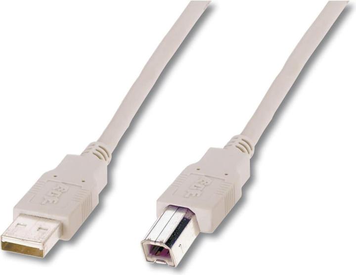Produktbild Digitus USB Anschlusskabel (3 m, USB 2.0, 2.50 W)