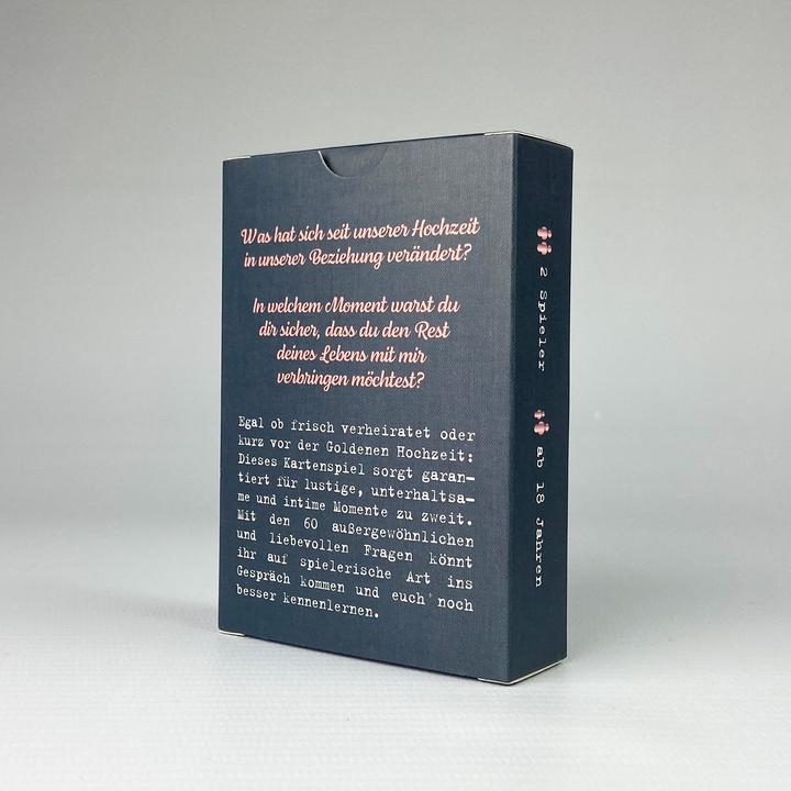 Actual product image Was ich an dir liebe – Das Fragespiel für Ehepaare (German, Riva Publishing House, 2021)