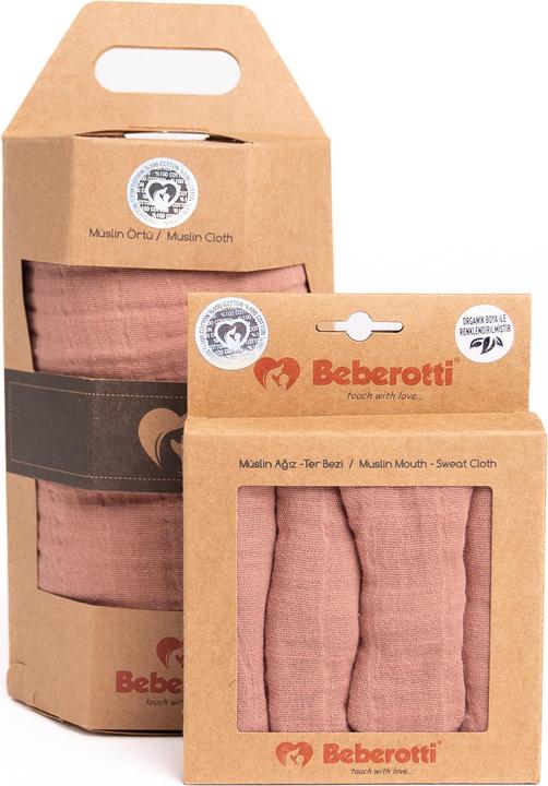 Produktbild Beberotti Organic Musselin Wickeldecke (120 cm, 120 cm)