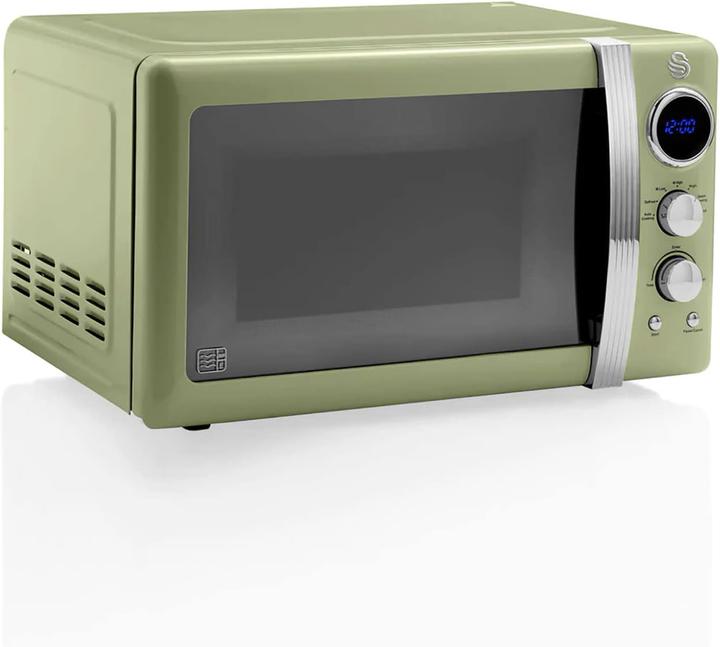 Actual product image Swan Retro Mikrowelle mit Timer und Auftaufunktion (20 l)