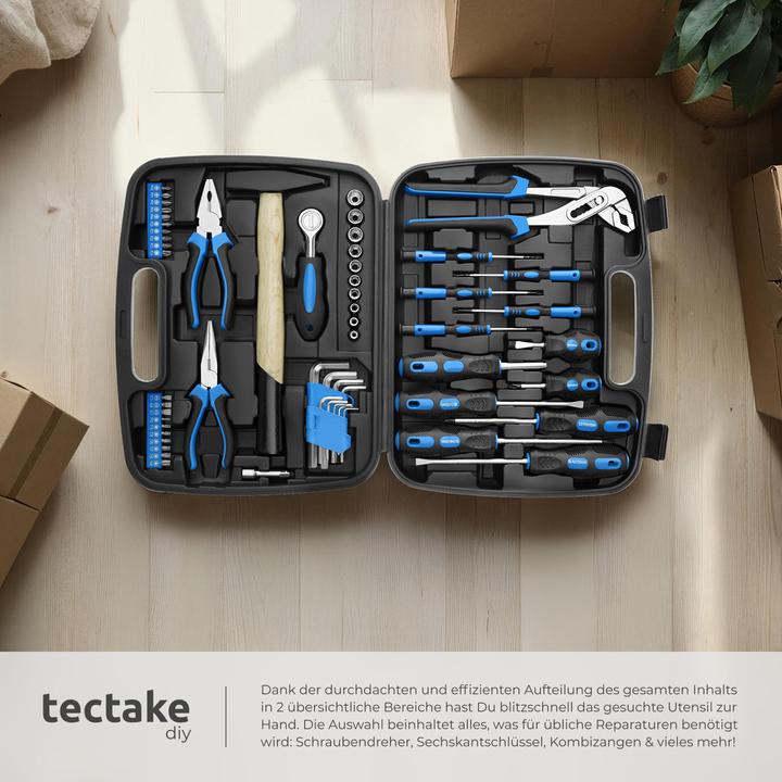 Immagine prodotto tectake Cassetta degli attrezzi (57 pezzi)