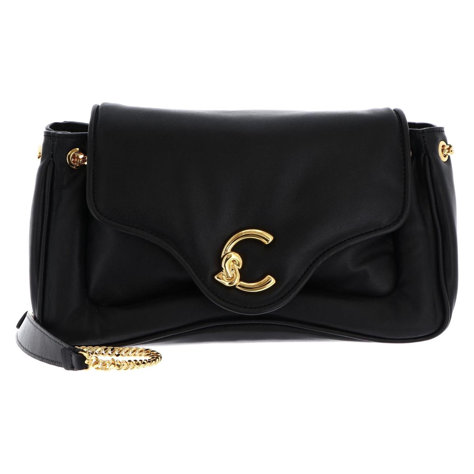 Coccinelle, Damen, Handtasche, C-Me Fluffy Crossbody Bag, Schwarz