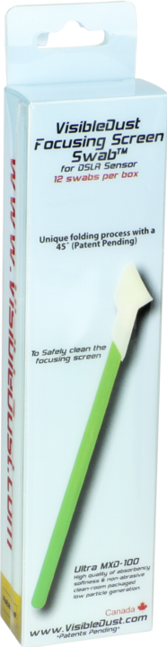 Actual product image Visible Dust Focusing Screen Swabs