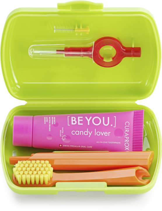 Green, Pink, Orange