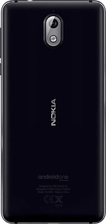 Produktbild Nokia 3.1 (32 GB, Black Chrome, 5.20", Dual SIM + SD, 4G)