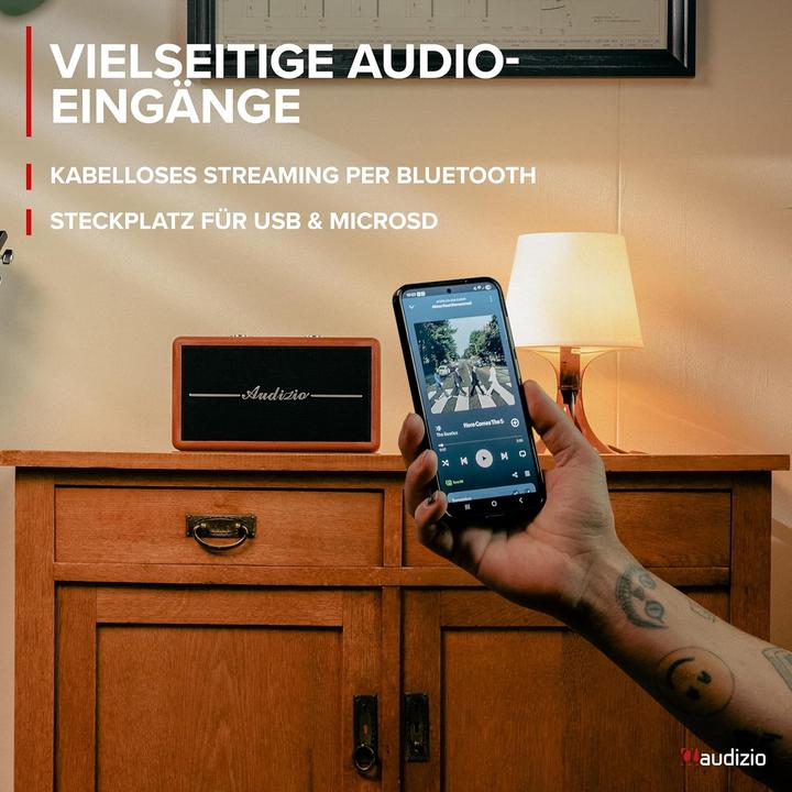 Image du produit Audizio Radio Retro (DAB+ DAB, FM, Bluetooth)