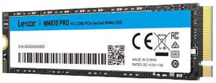 Produktbild Lexar Disque SSD NM610 Pro 2To (2000Go) - NVMe M.2 Type 2280 (2000 GB, M.2 2280)