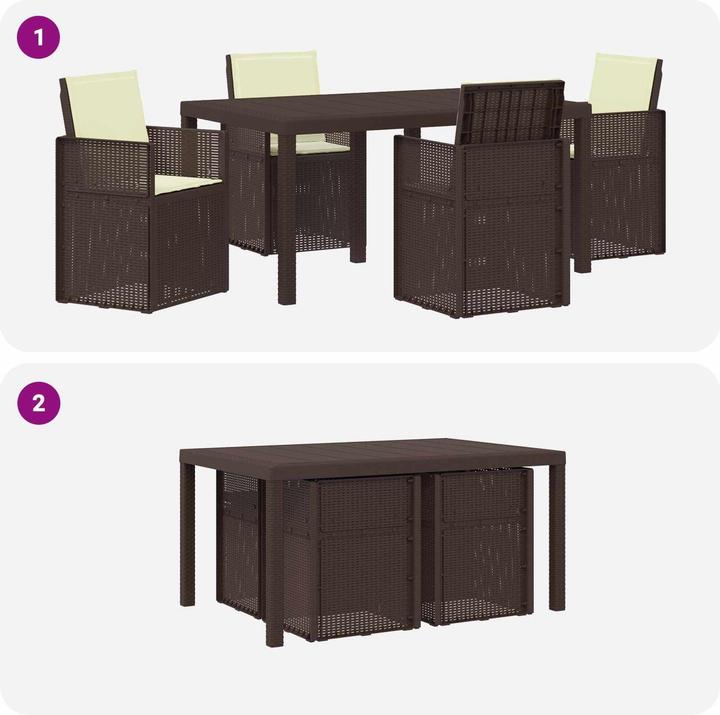 Produktbild vidaXL Modernes Esszimmer-Set