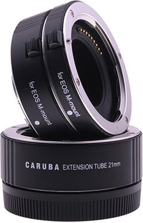 Caruba Extension Tube Set Canon M Serie Aluminium (Makro-Zwischenring, Canon EF-M)