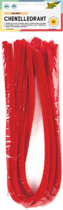 Produktbild Folia Chenilledraht hochrot (0.50 m)