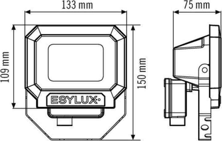 Actual product image Esylux LED Spotlight (900 lm, IP65)