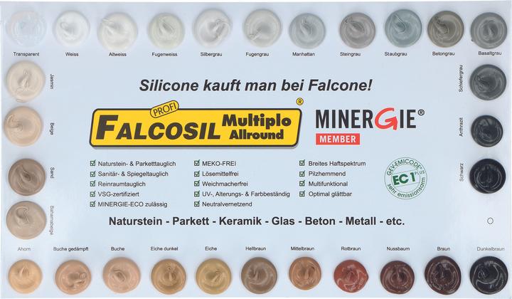 Produktbild Falcone Silikon-Dichtungsmasse Falcosil Multiplo Allround (Transparent, 310 ml)