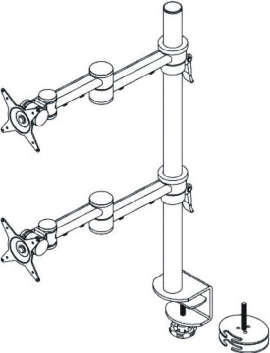 Produktbild Dataflex ViewMate Style Monitor Tischhalterung (Tisch, 24", 30 kg)