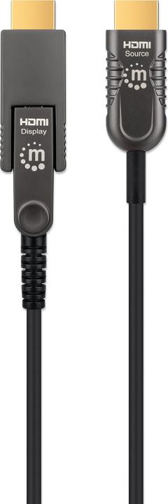 Produktbild Manhattan Aktives optisches High Speed HDMI-Glasfaserkabel mit abnehmbarem Stecker (20 m, HDMI)