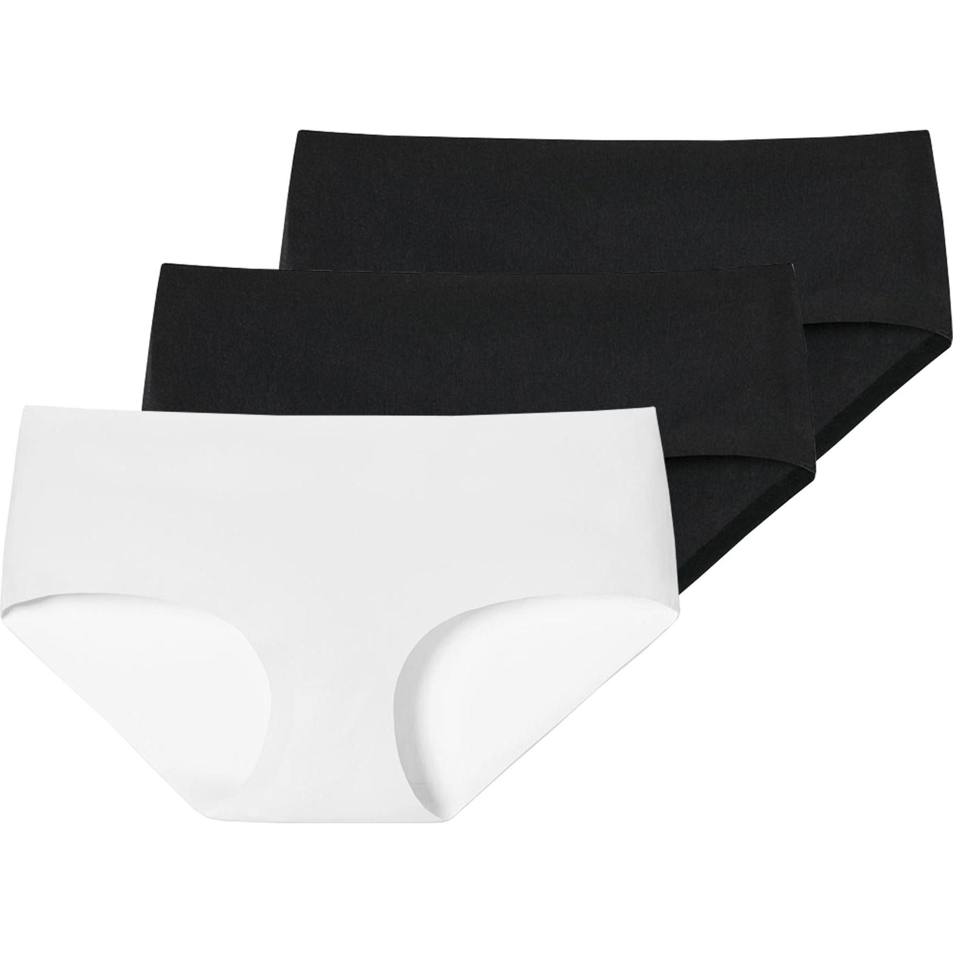 Schiesser, Damen, Unterhosen, Panty Casual, Mehrfarbig, (M, 3er Pack)