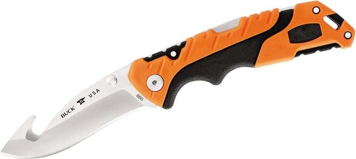 Image du produit Buck Folding Pursuit Pro Large Orange Guthhook (9.20 cm)