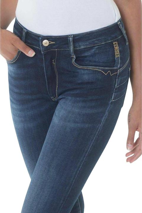 Actual product image Le Temps Des Cerises 's high waist jeans pulp 7/8 n°1 (W36/L38)