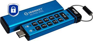 Immagine prodotto Kingston IronKey Keypad 200C (8 GB, USB-C)