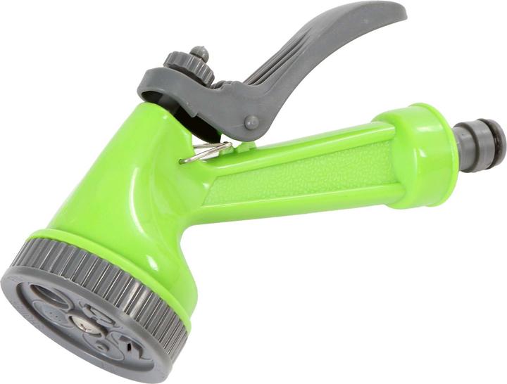 Actual product image Wiltec Portable Hose Reel 10 m Compact Garden Hose Pipe Holder with Spray Nozzle (10 m)