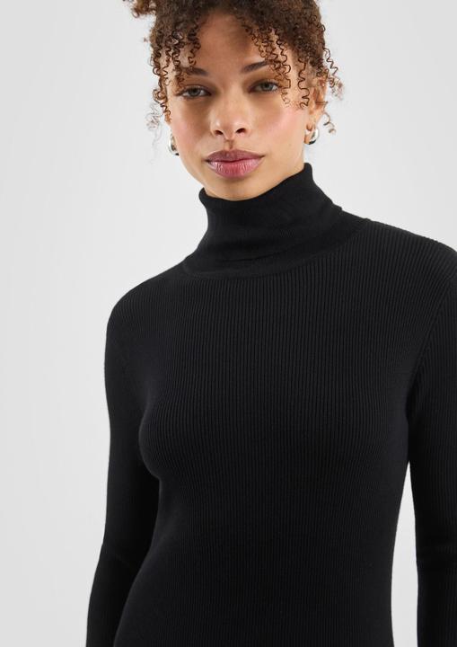 Produktbild s.Oliver Kleid Geripptes Strickkleid (S)