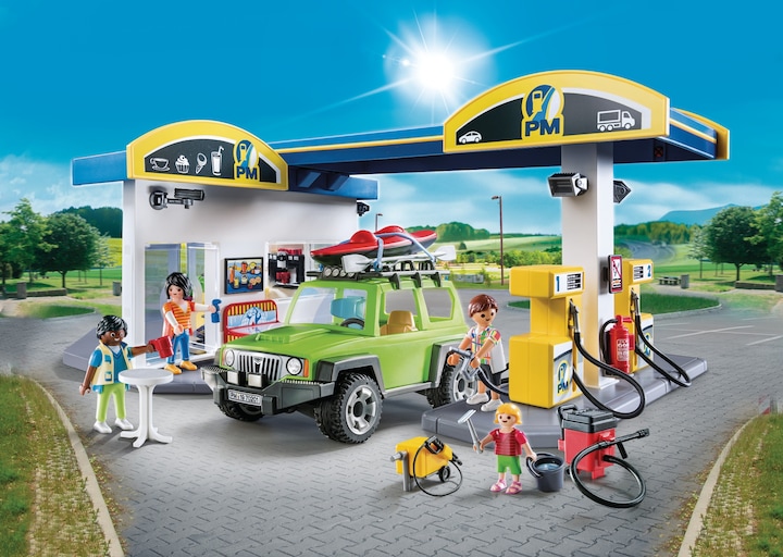 Produktbild Playmobil Grosse Tankstelle (70201, Playmobil City Life)