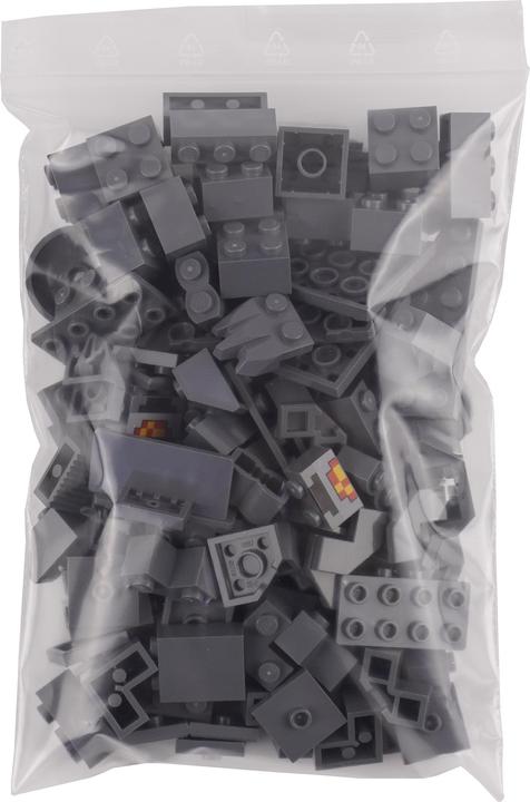 Actual product image LEGO Bricks Dark grey mix - 100 pieces - Dark bluish grey mix - NEW (LEGO Accessories)