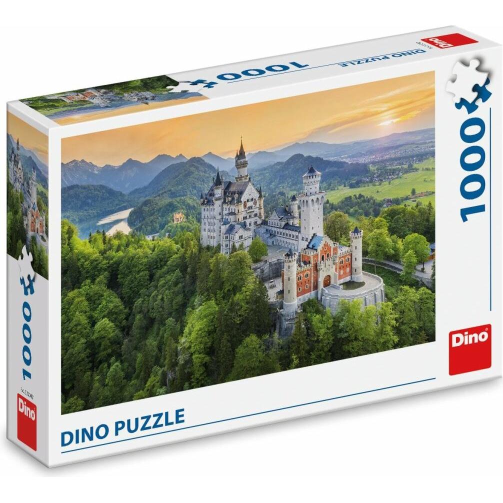 Thumbnail - Dino Puzzle Frühling Neuschwanstein 1000 Teile (1000 Teile)