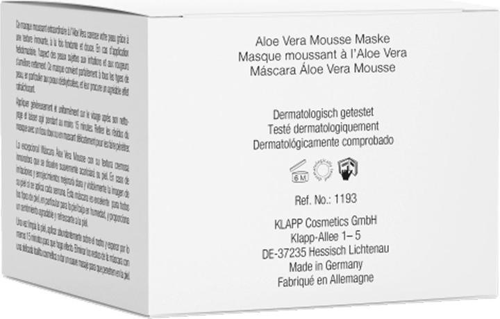 Image du produit Klapp SKIN NATURAL Masque mousse à l'aloe vera (50 ml)