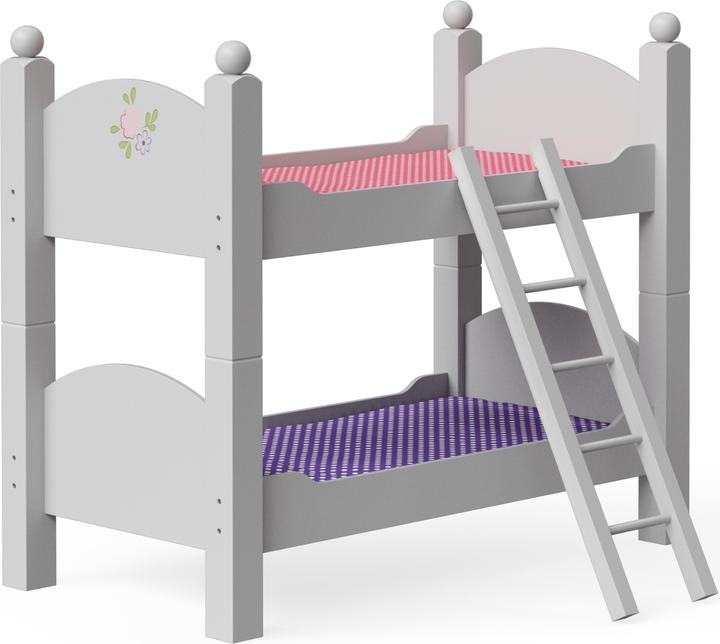 Produktbild Teamson Etagenbett Puppenbett aus Holz Puppenzubehr Puppen-Mbel Olivias World TD-0095A
