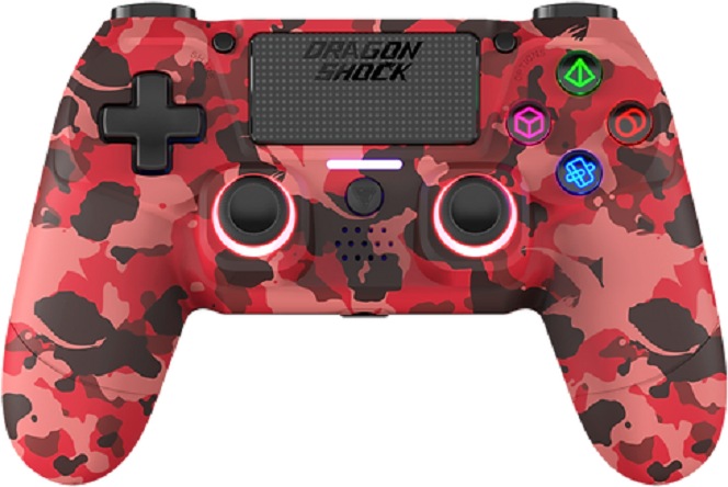 Image du produit DragonShock Controller Miraz Wireless rouge camo PS4 (PS4)