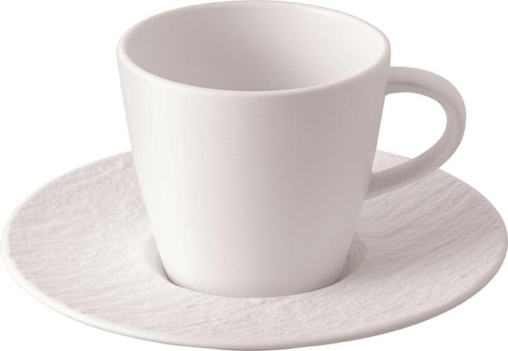 Produktbild Villeroy & Boch Kaffeetasse mit Untertasse 2tlg. Manufacture Rock (220 ml, 2 x)